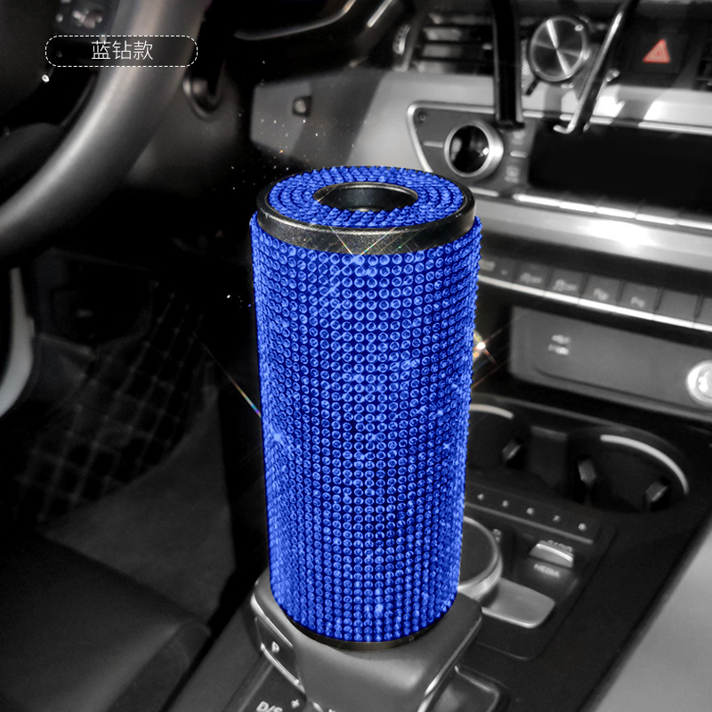 Caja de pañuelos de coche colgando caja de pañuelos de coche diamante-incrustado creativo lindo mujer visera decorativa servilleta de coche cartón