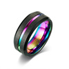 Ring, jewelry, on index finger, 8mm, Tungsten steel, wholesale