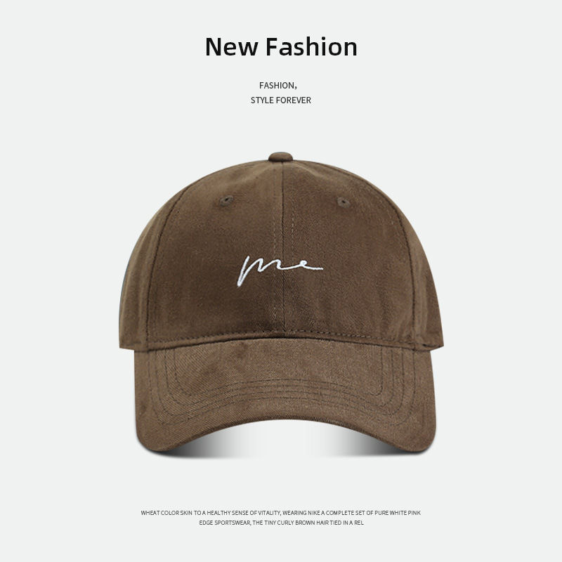 Gorra de béisbol unisex de verano con bordado de letras – Sombrero casual de protección solar