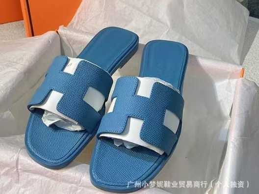 外贸2025新款一字拖外穿H家大码平底拖鞋女休闲百搭经典凉鞋ins潮|undefined