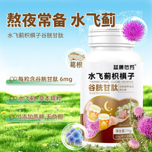 现货批发水飞蓟枳椇子谷胱甘肽特殊膳食软胶囊非蓝帽支持贴牌定制