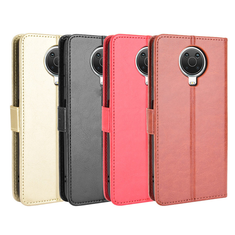 For Nokia Nokia G20 Phone Case G10 Phone Leather Case Flip Crazy Horse Pattern Card Protection Case 6.3