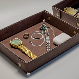 皮革加工;首饰箱;收纳篮/筐
