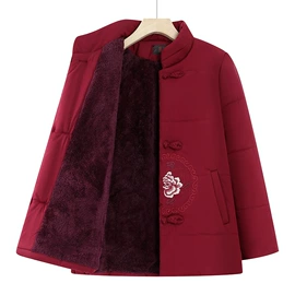中老年外套;中老年棉服;女式毛呢外套