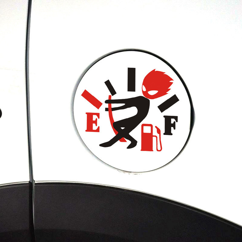 Enojado Boy tapa del tanque de combustible pegatinas de combustible de Amazon interesante indicador de combustible bajo volumen de combustible