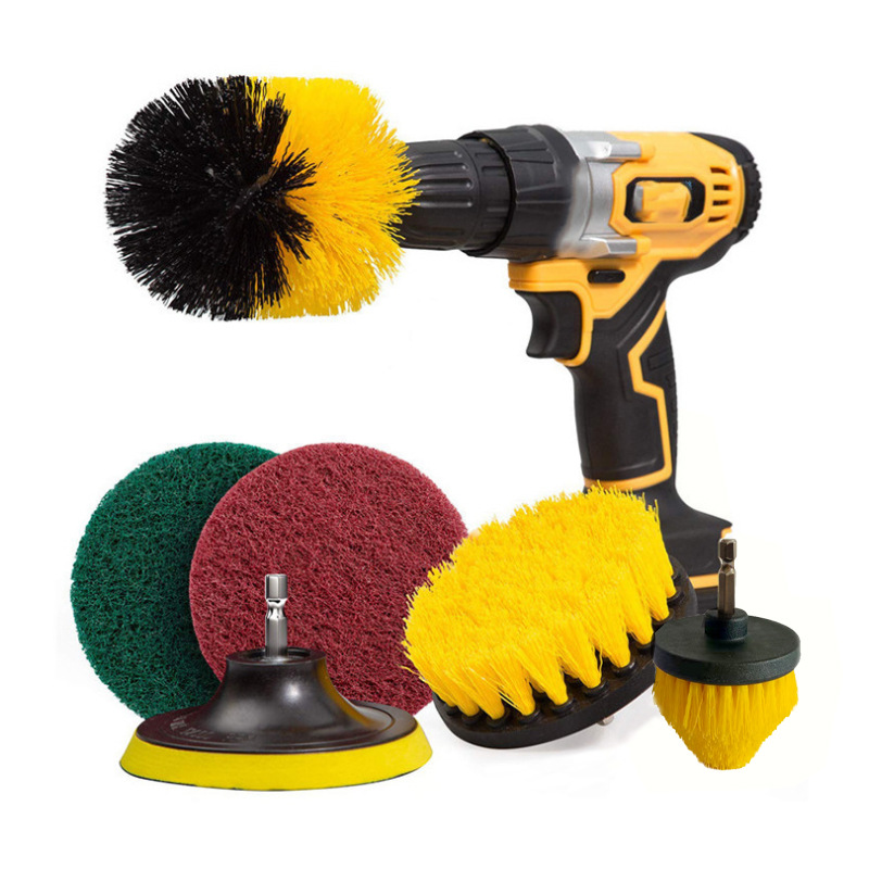 노란색  광택 6 피스 세트