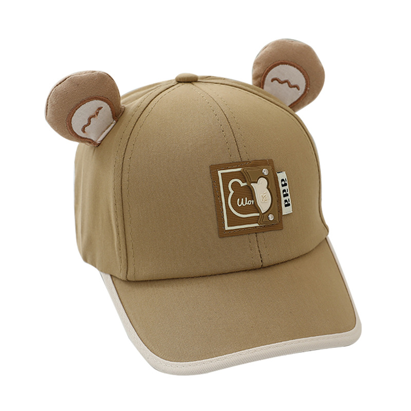 Sombreros para niños niñas sombreros de béisbol para niños primavera y otoño delgados sombreros solares de dibujos animados súper lindos sombreros de lengua de pato bebé