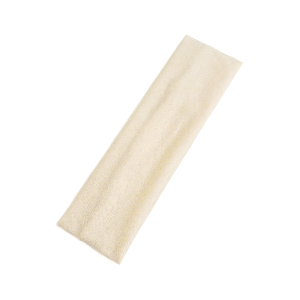 Europa y los Estados Unidos de 6 cm de ancho básico simple de color sólido correa de cabello de yoga para correr anti-transpiración banda de cabello para hombres y mujeres