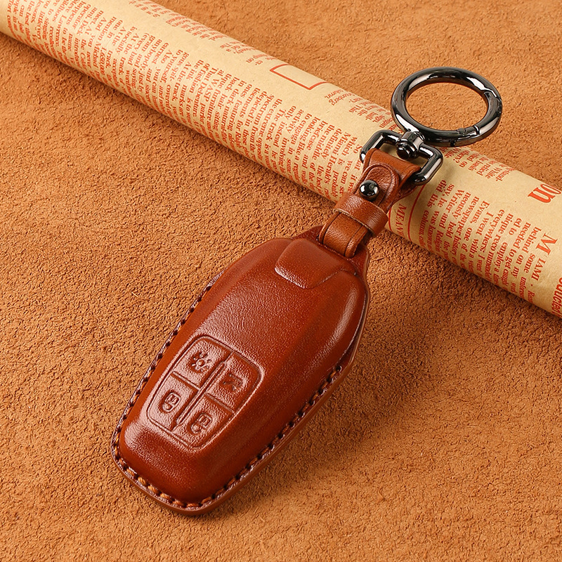 Suitable for Ferrari roma key case leather sf 90 812 F8 gtc4 sports car retro handmade key case Suitable for Ferrari roma key case leather sf 90 812 F8 gtc4 sports car retro handmade key case