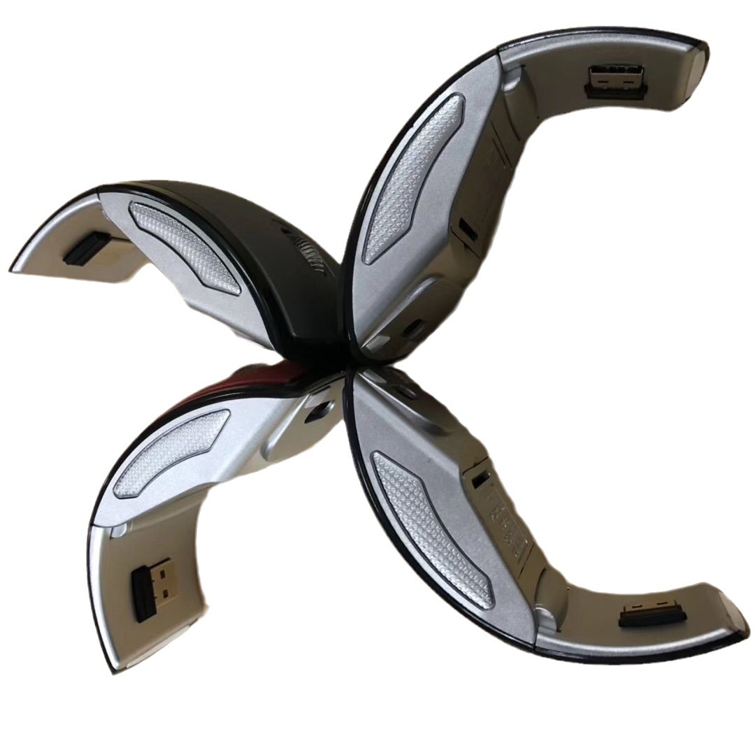 Hengtaixin 2.4G Accessori per computer wireless pieghevoli Gioco Nuovo regalo Mouse a forma di arco_voghion.com