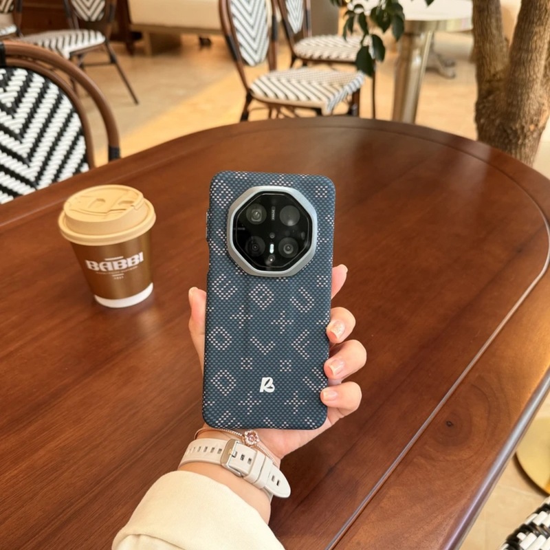 适用华为mate60rs非凡大师手机壳超薄pc70RS凯夫拉碳纤维纹防摔壳|undefined