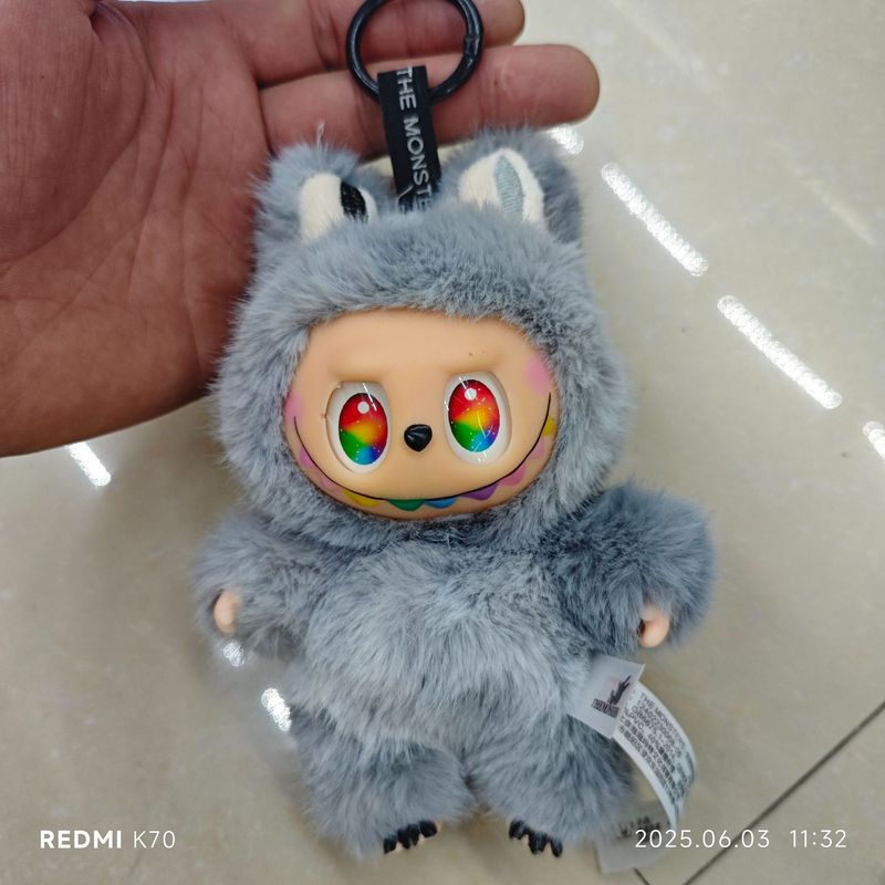 ソースメーカー labubu ペンダント labubu ビニールぬいぐるみ男性インターネット有名人キーホルダーバッグぬいぐるみ|undefined