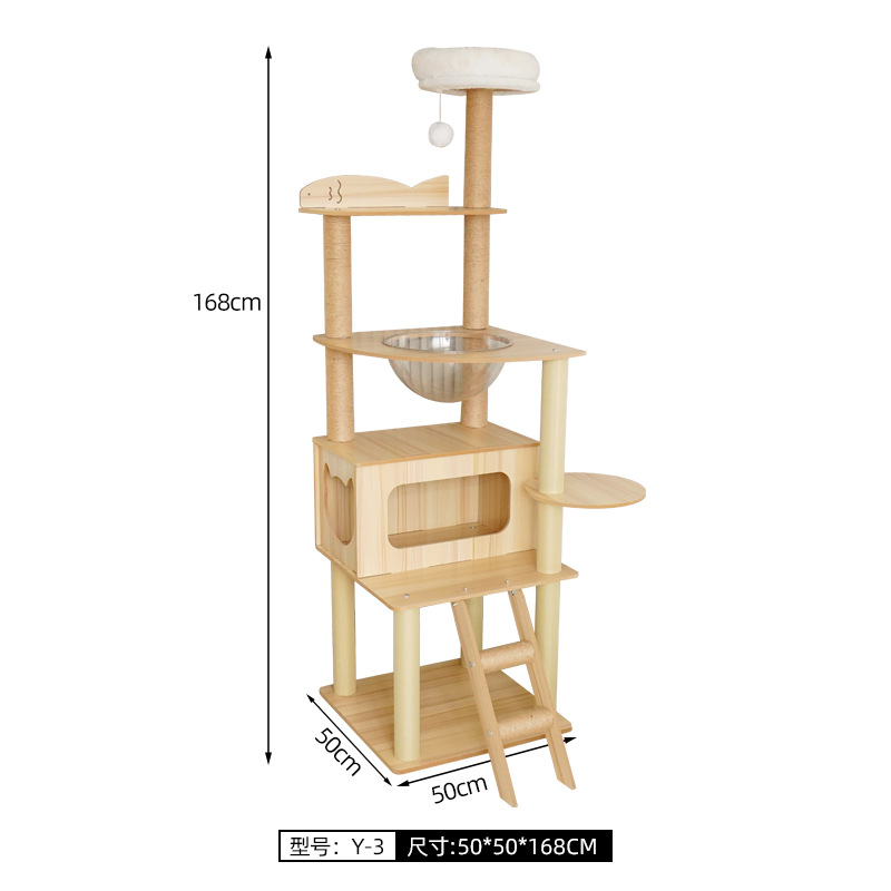 Dr bambú color madera gatos grandes gatos árboles gatos nido gatos agarrar tablero de cabina gato salto gatos torre gatos juguetes al por mayor