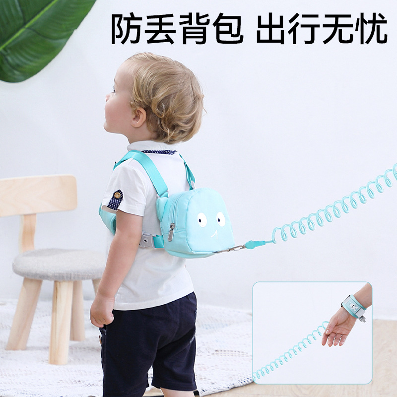 Baby Walking Gadget Anti-Lost Leash Traction Rope for Babies and Children Anti-Lost Wristband Anti-Lost Rope Backpack