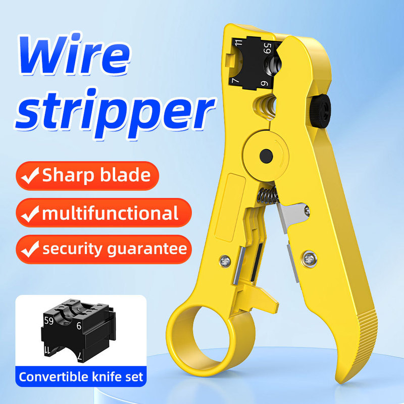 Cross-Border Export Multifunctional Cable Stripping Pliers for Network Cables, Coaxial Cables, Flat Cables, Telephone Wire Stripping Knife, Network Cable Stripping Pliers Cross-Border Export Multifunctional Cable Stripping Pliers for Network Cables, Coaxial Cables, Flat Cables, Telephone Wire Stripping Knife, Network Cable Stripping Pliers