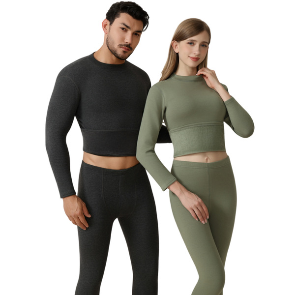 Demi-season keep warm cotton antibacterial thermal underwear