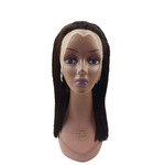 出口欧美非洲假发女长直发13*4蕾丝款一刀切高质量全真人发假发套