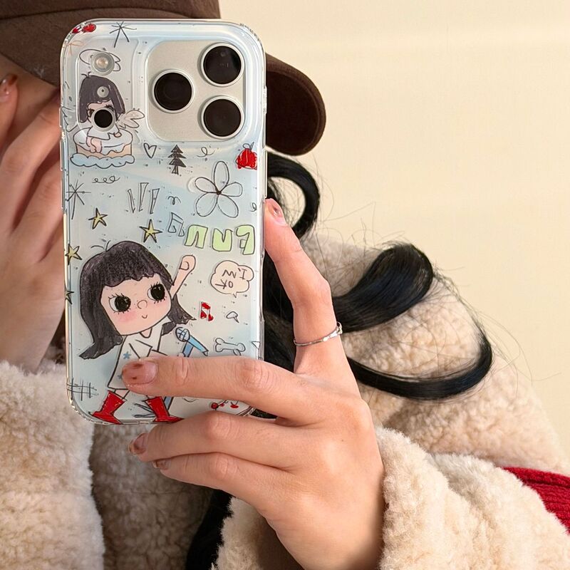 Red Rain Boots Fun Girl Apple 17/17Pm Suitable for Iphone13/14Promax Mobile Phone Case 15/16Pro