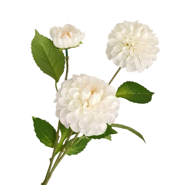 white realistic wedding flowers