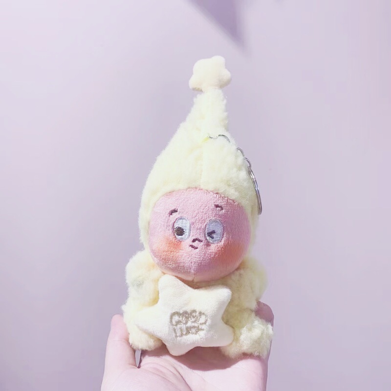 网红新款泡泡玛特星星人毛绒公仔玩偶挂件毛绒玩具包包钥匙扣娃娃|undefined
