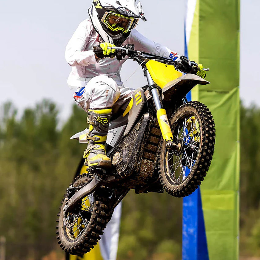 Foxboy Kidsren's Off-Road Electric Motorcycle Youth Electric Off-Road Is Suitable for Teenagers Aged 10-15 Years Old to Ride