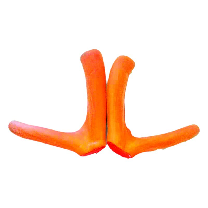 Целые срезы оленьих рогов, свежие сегменты оленьих рогов, свежий оленьий рог