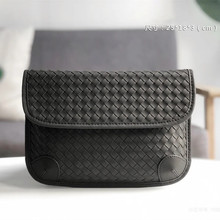 新款真皮手工编织男胸前包单肩包打蜡牛皮潮时尚多功能斜挎小背包