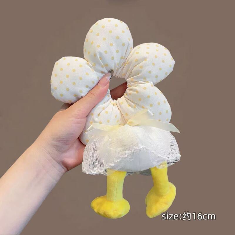 可爱玩偶花朵大肠发圈女2025新款扎头发发绳高级感头花头绳头饰夏|undefined