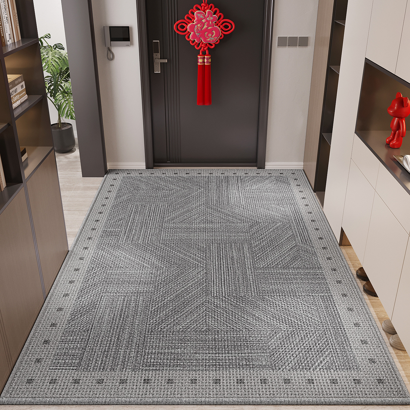 Puerta de entrada alfombra de piso 2025 nueva alfombra doméstica de alto nivel se puede limpiar alfombra de puerta sin lavado alfombra de pies sucia
