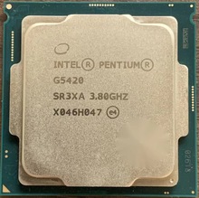 批发英特尔九代 G5420 3.8G 双核 CPU 拆机散片处理器适用H310M主