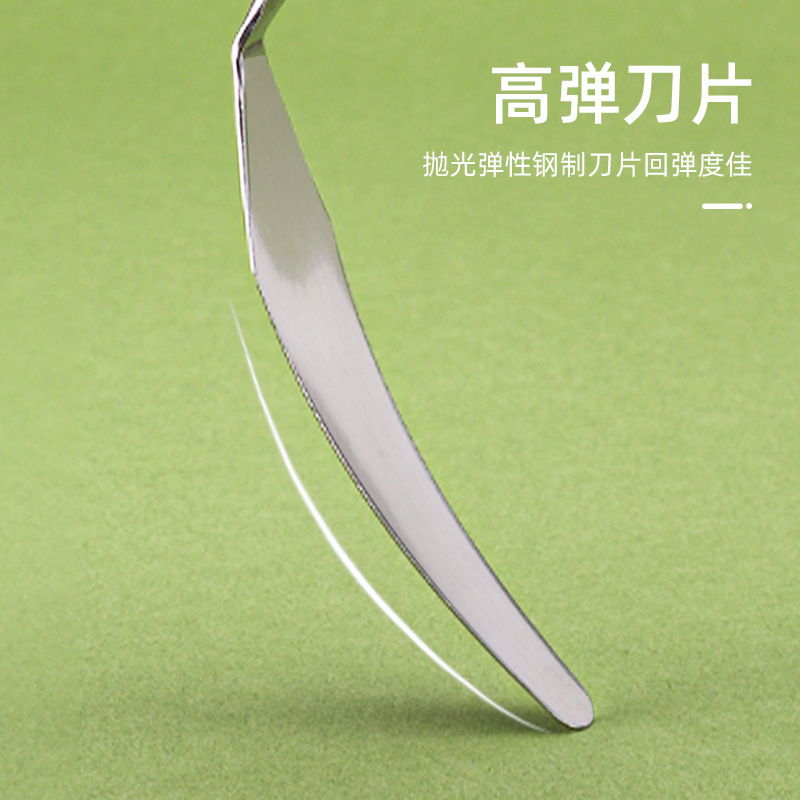 Raspador de arte, juego de cuchillo de pintura al óleo único, raspador de pintura de gouache de madera grande de acero inoxidable, herramienta manual