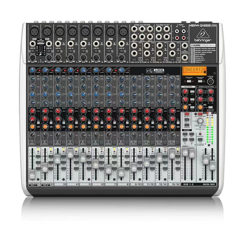 BEHRINGER/百灵达 QX2222USB 16路进口效果舞台调音台专业带声卡