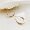 22#Ear Hook-Golden Drops