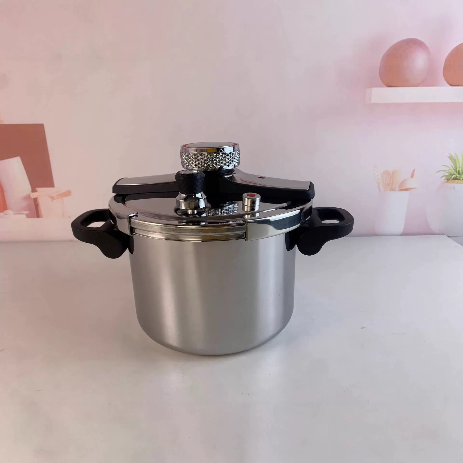 定制加工复合钢304不锈钢压力锅高压锅加高加厚一体成型无复底