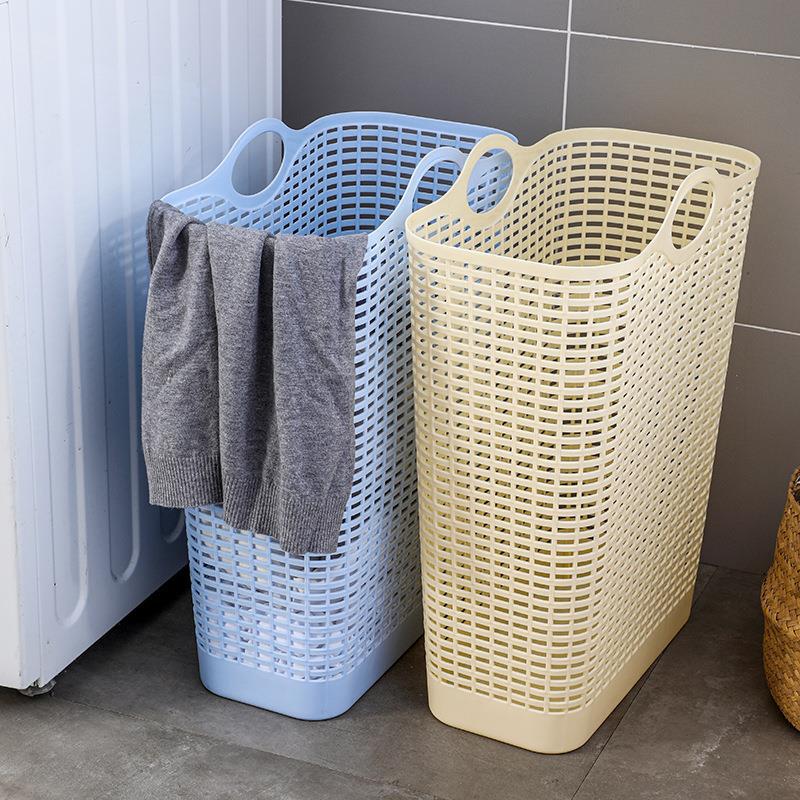 Wyeth Hand Dirty Clothes Basket Clothes Storage Basket Household Wall-Mounted Laundry Basket Bathroom Macaron Color Dirty Clothes