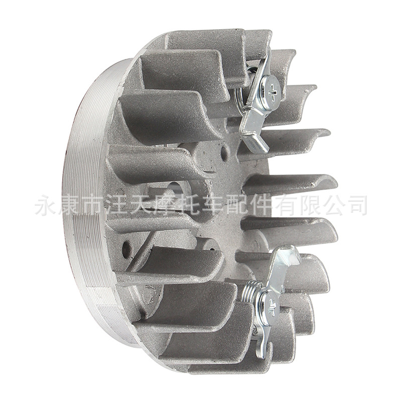 49CC mini motorcycle accessories small sports car Xiaolia small off-road 2-stroke engine fan blade heat sink flywheel