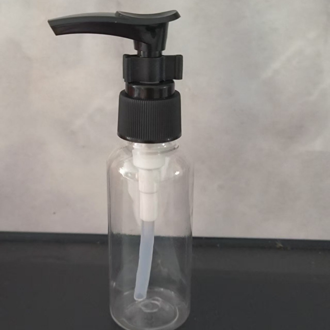 50ml按压式乳液瓶PET透明塑料旅行便携洗发水精华液粉底液分装瓶