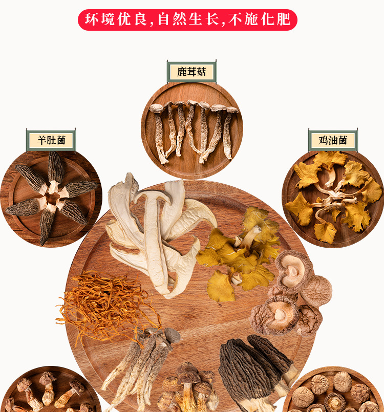 Yunnan Morel Mushroom Soup Pack Dried Wild Mushroom Gift Box 70g key features