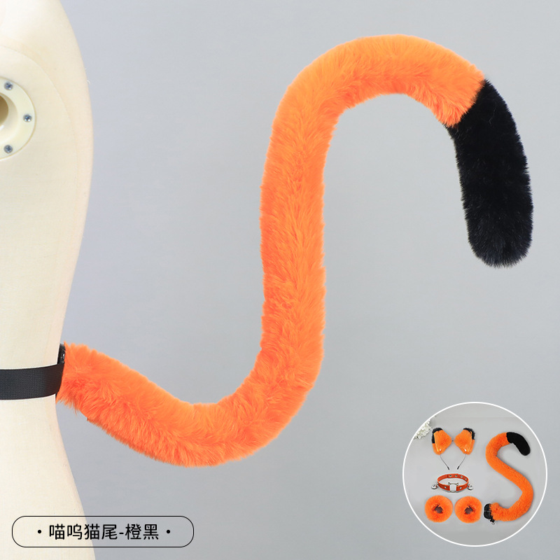 De una sola pieza hecha a mano de peluche Lolita diadema de oreja de gato KC accesorios para el cabello bestia oído tocado Fox oreja horquilla