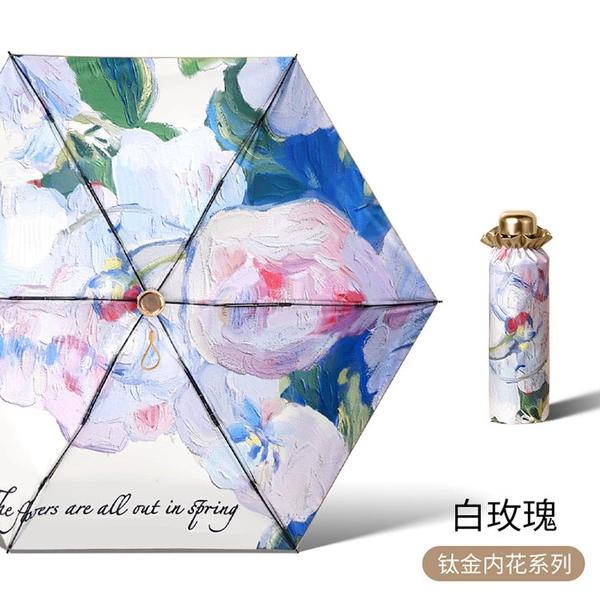 White rose titanium inner flower