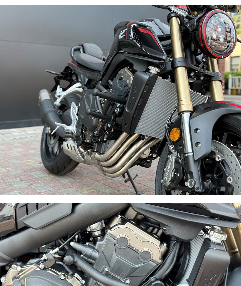 Suitable for Chasing 600Rs Spring Head Bumper, Aluminum Alloy Spring Head, Carbon Steel Guard Bar, Anti-Fall Competition Bar Modification Parts