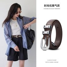 【七匹狼】女士流行高端款皮带针扣商务百搭时尚腰带裤带礼品送礼