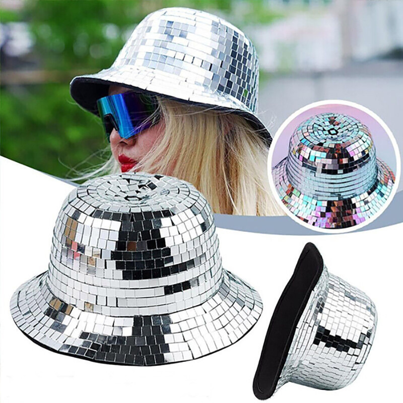 New DiscoBucketHat Disco Fisherman Hat Fashion Gorgeous Full Diamond Hat New DiscoBucketHat Disco Fisherman Hat Fashion Gorgeous Full Diamond Hat