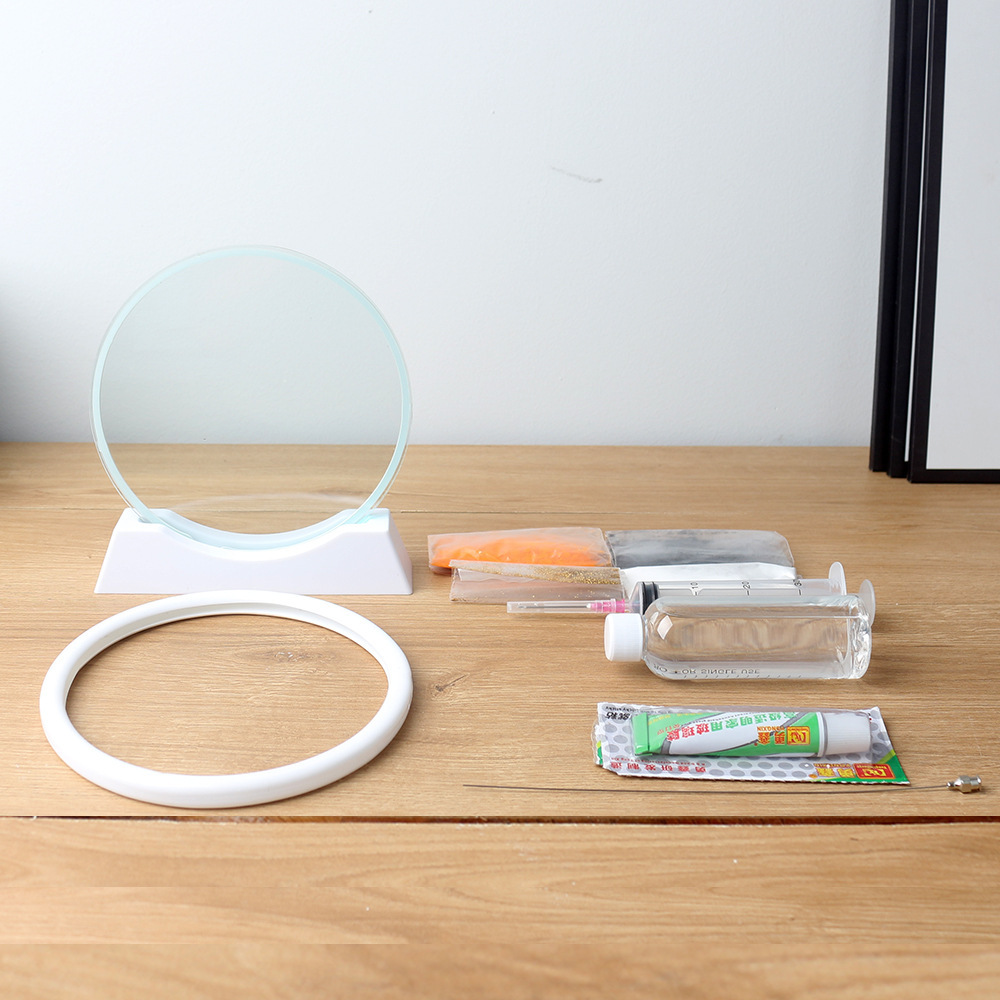 Circular Flow Sand Painting DIY Material Kit Handmade Skill Experience Participation Activity Interactive Creative Gift