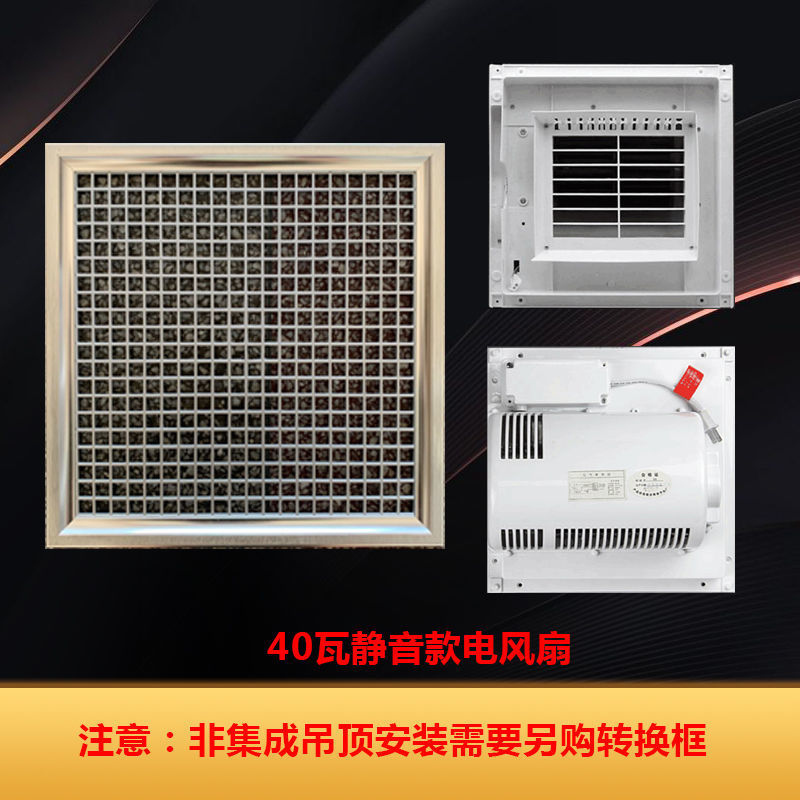 Ventilador eléctrico de techo integrado Liangba Cocina y baño Ventilador integrado Enfriador de aire Soplador de aire acondicionado