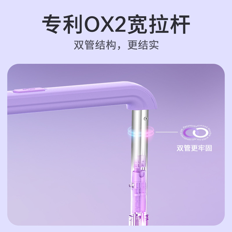 Vali nhựa PC mở nắp trước chống va đập chống xước bánh xe đa hướng giảm chấn — 53L thanh kéo rộng mở phía trước hành lý đóng gói năng lượng khổng lồ SF màu tím miễn phí vận chuyển
