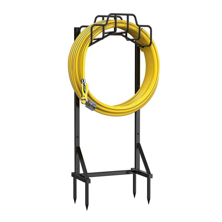 Садовый шланг кронштейн Съемный металлический шланг кронштейн шланга вешалка вертикальный садовый шланг держатель для хранения