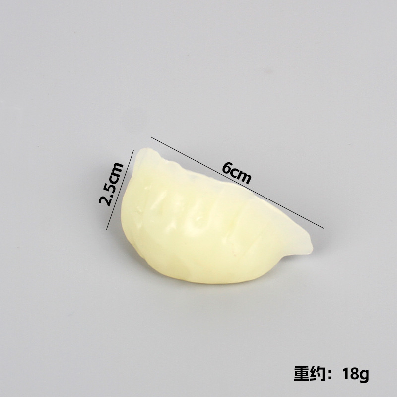 模擬食游ギョーザ装飾道具偽ギョーザ蒸しギョーザ早くレストランに食べ物を飾る冷蔵庫の貼り付け|undefined