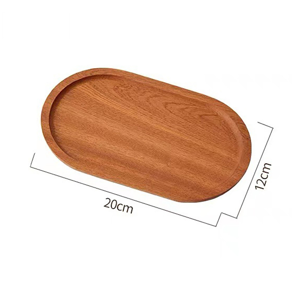 Creativo posavasos de madera maciza logo palabra grabada bandeja de té de madera bandeja de té bandeja de té bandeja de té bandeja de té bandeja de té de madera almohadilla de aislamiento térmico de estilo japonés