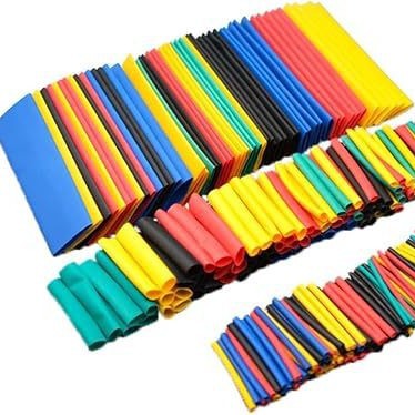 180pcs tubo de encogimiento térmico transfronterizo TEMUXIYIN tubo de encogimiento térmico caja